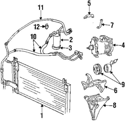 Mopar oem 55055824ae a/c condenser