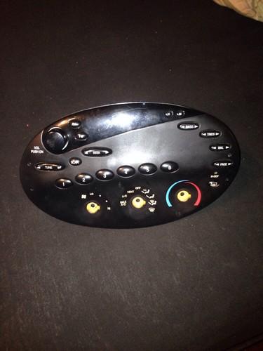 Car radio and heater controls 96-98 ford taurus