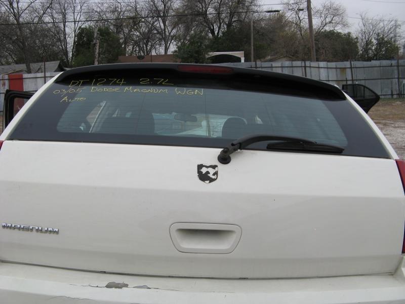 05 06 07 08 magnum rear back glass window windshield w/o privacy