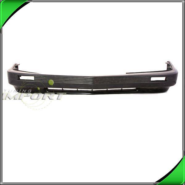 85-88 pontiac grand am front bumper fascia cover matte black plastic non-primed