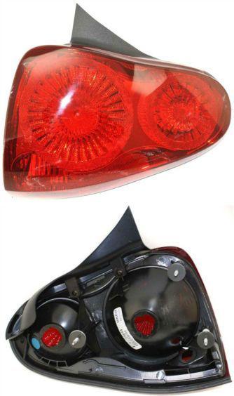 Tail light brake lamp rear lens & housing passenger's right side rh