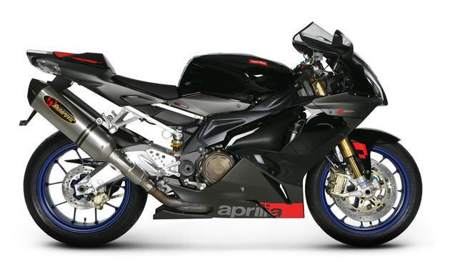 Akrapovic street legal slip-on exhaust titanium aprilia rsv 1000 r 2007-2009