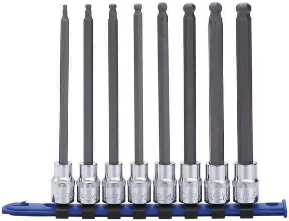 Carlyle hand tools cht bslb3808m - socket set, long ball hex metric