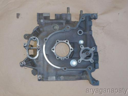 86-91 mazda rx7 oem rotary engine motor block front plate housing b13 fc 