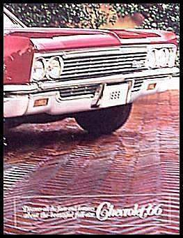 1966 chevrolet prestige original brochure, bel air impala super sport huge gm 60