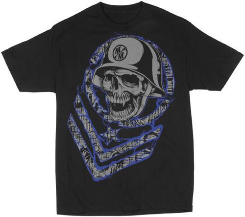 New msr metal mulisha big moves adult cotton tee/t-shirt, black, xl