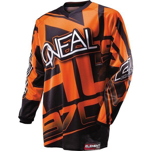 Orange/black m o'neal racing element jersey 2014 model