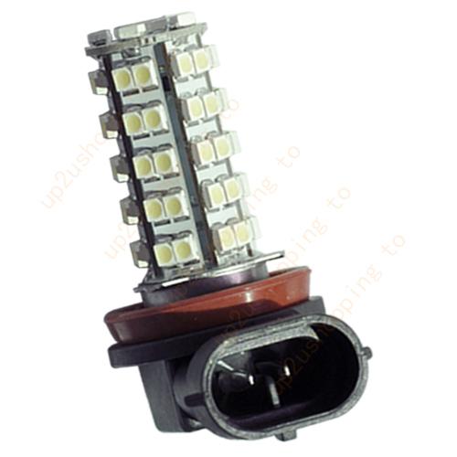 1pc 68 3528-smd led h11 white car fog headlight head light bulbs white 12v dc