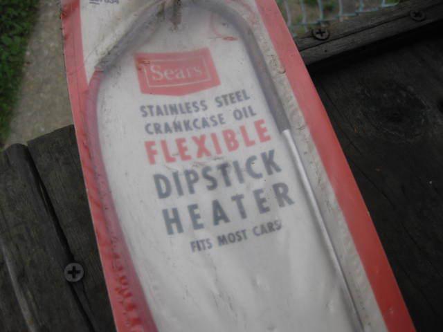 Nos dip stick tube oil heater/diesel engine/truck/winter use/car/tractor/plow