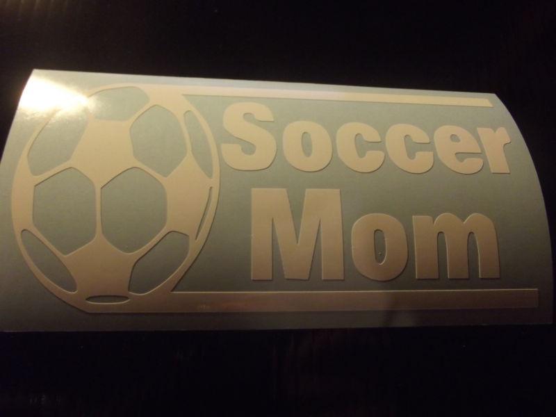 Soccer mom window decal sticker 