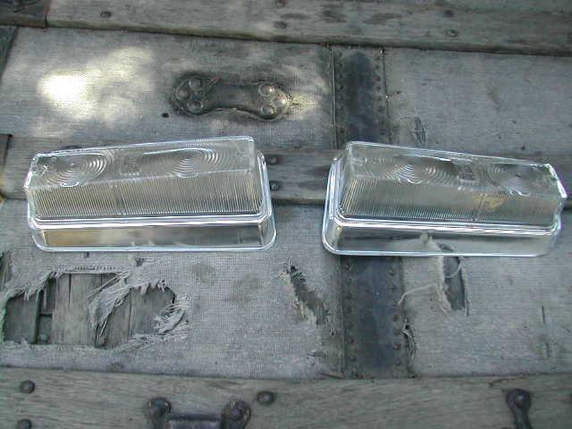 Alfa romeo giulia super ti front park/running light lens set oe nos