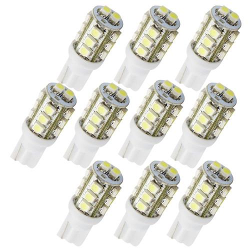 10x t10 194 168 501 pure white 1210 smd 14 led w5w car side wide tail light bulb