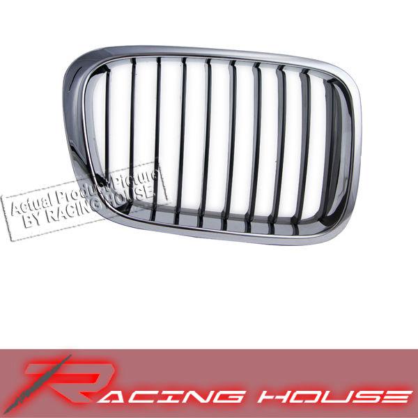 2000 bmw 325ci front nose chome grille bm1200163 mat black vertical fin grid r/h