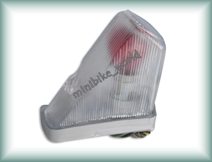 Honda c100 c102 c105 ca100 ca102 c ca 100 102 105 tail light assy "clear lens"  