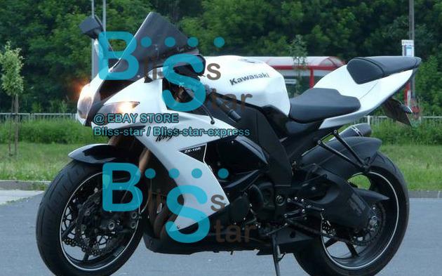 Injection fairing bodywork plastic kit fit kawasaki zx10r zx-10r 2008-2010 29 w7