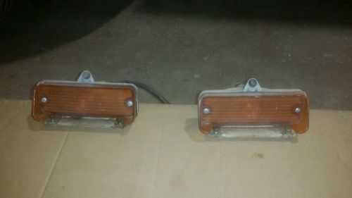 1966 chevy impala ss front bumper park lights great condition