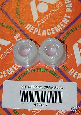 Atwood (91857) 1/2&#034; drain plug kit, (pack of 2)