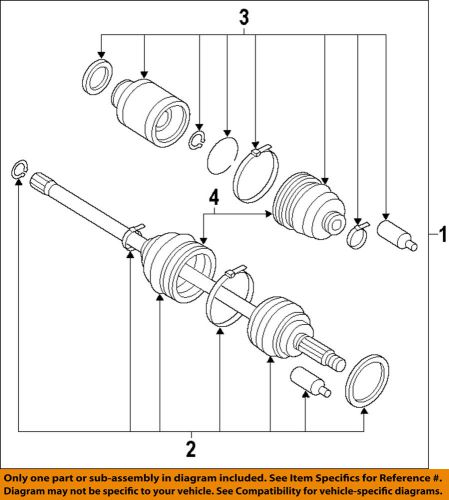 Subaru oem 11-13 forester-front boots 28396ag011