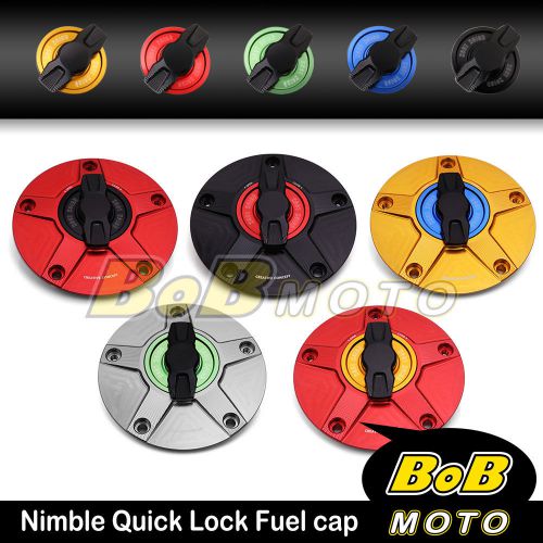 For kawasaki zx 6r 636 ninja 2013 2014 nimble 100% cnc quick lock fuel tank cap