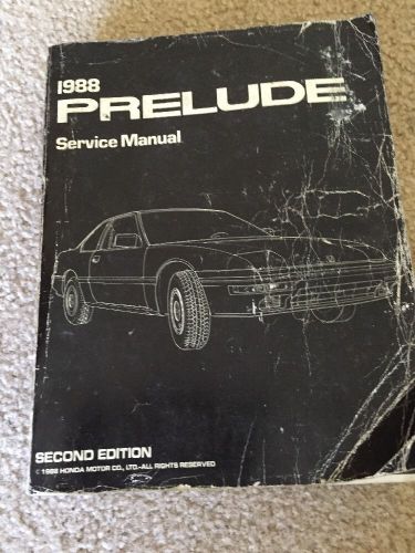 Honda prelude 1988 service manual