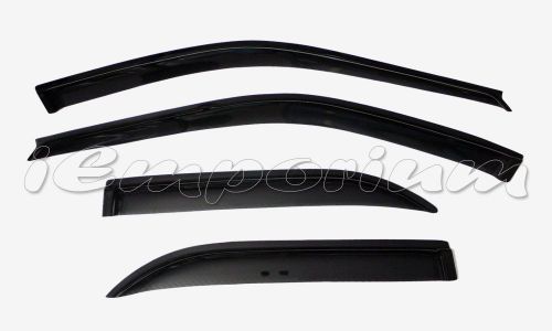 Outside mount fit nissan armada 04-14 rain guard visor window deflectors 4pc set