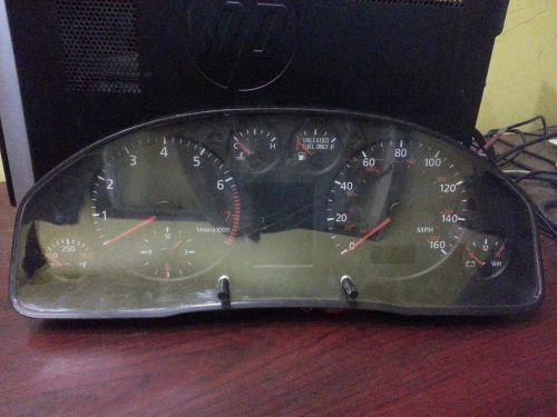 Audi audi a6 speedometer (cluster), w/immobilizer (opt sa9), mph 99