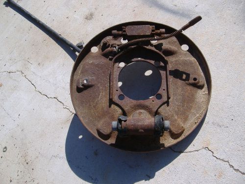 Vw bug ghia brake backing plate passenger side  rear 68 - 79 yr