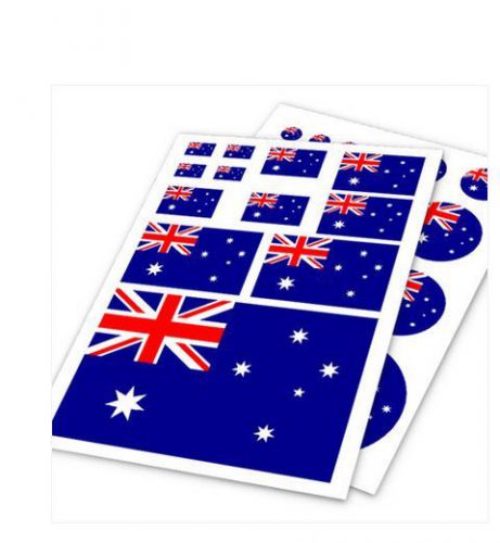 A4  australia flag car sticker motorcycle skateboard bike decal phone sticker 2x