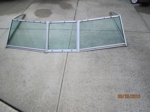 Walk thru windshield glass and frame