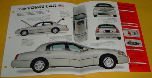 1998 1999 lincoln town car cartier 4.6 l v8 220 hp imp info/specs/photo 15x9