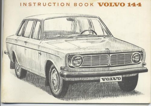 Volvo 144 instruction book owner&#039;s manual 1966 1967