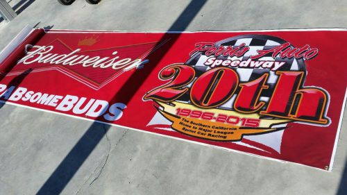 Budweiser racing banners 3&#039; x 10&#039;