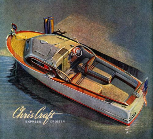 Chris-craft owens dodge wooden boats custom t tee shirt shirts from vintage ads