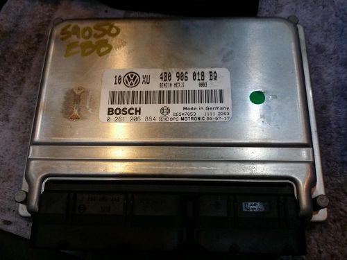 Volkswagen passat engine brain box electronic control module; 1.8l (turbo gas)