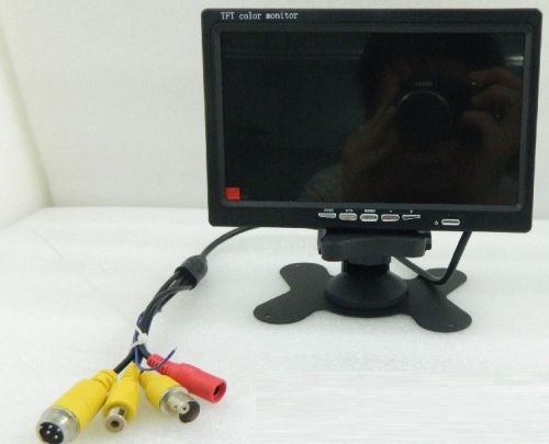 Car 7&#034; inch tft lcd color monitor screen video for pc cctv dvr camera security