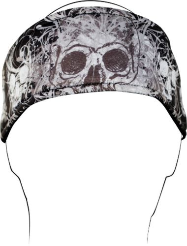 Zanheadgear polyester headband davinci skull - hb003