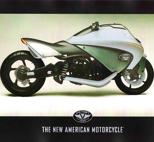 2006 victory vision 800 concept motorcycle brochure