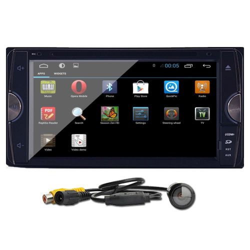 Pure android 4.4 os car dvd player wifi gps radio ipod + camera  for toyota rav4