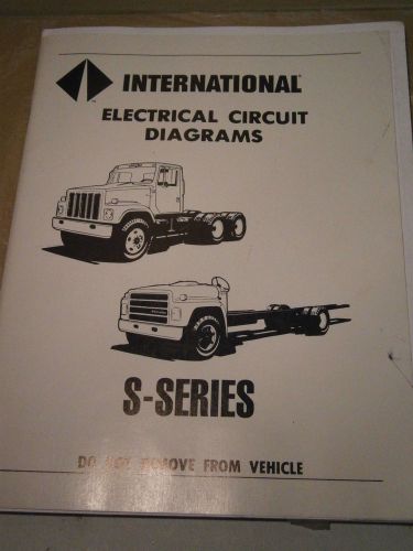 International truck s-series electrical circuit diagrams manual