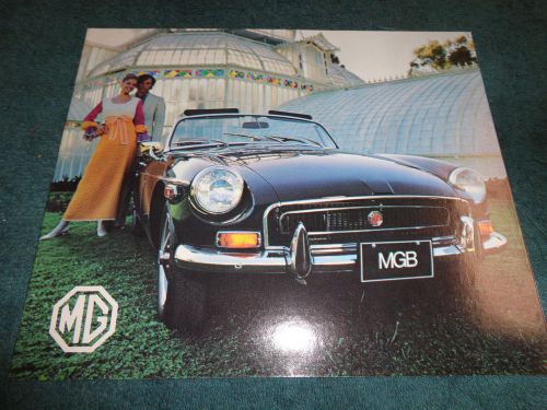 1972 mg mgb sales brochure / original dealership catalog
