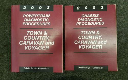 2003 chrysler / dodge / plymouth minivan factory service manuals (2)