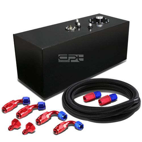 19 gallon top-feed coated race reserved tank+cap+level sender+steel line kit