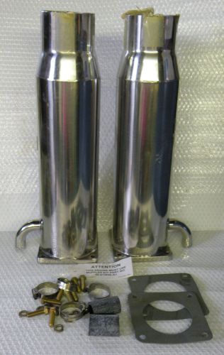 Mercruiser sterndrive 813646a1  exhaust pipes - muffler gaffrig  new  nos  nla