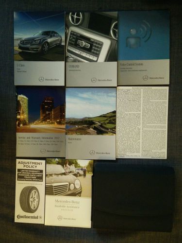 2012 mercedes-benz c-class coupe c250 c350 c63 amg owner&#039;s manual comand #207