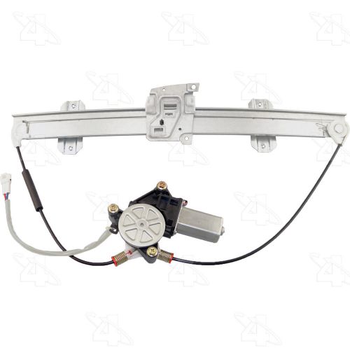 Power window motor and regulator assembly-window assembly front right