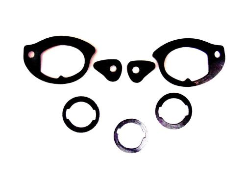 New 7 piece outer door handle and lock gasket set 68-79 nova x body