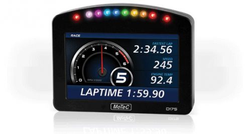 Motec d175 color display dash with slm