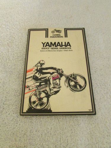 1968 1969 1970 1971 1972-1974 yamaha enduro &amp; motocross singles - repair manual