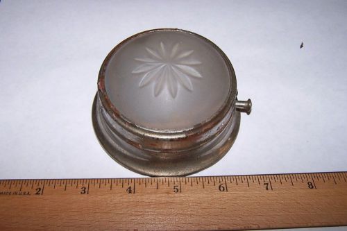 Early teens closed car coach courtesy dome light lens bezel body 1920s