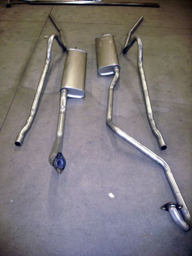 1952-53 ford convertible v-8 dual exhaust, aluminized without power steering